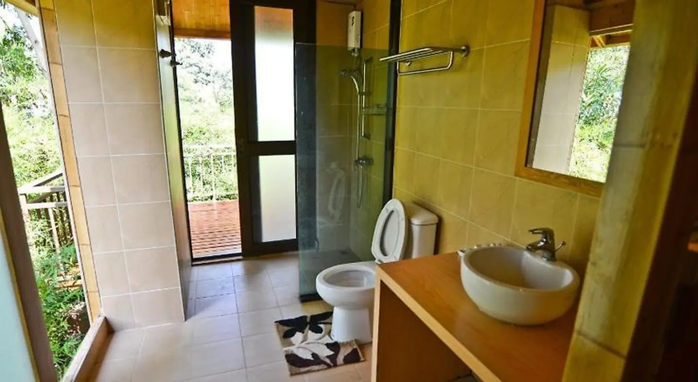 The Touch Green Badezimmer