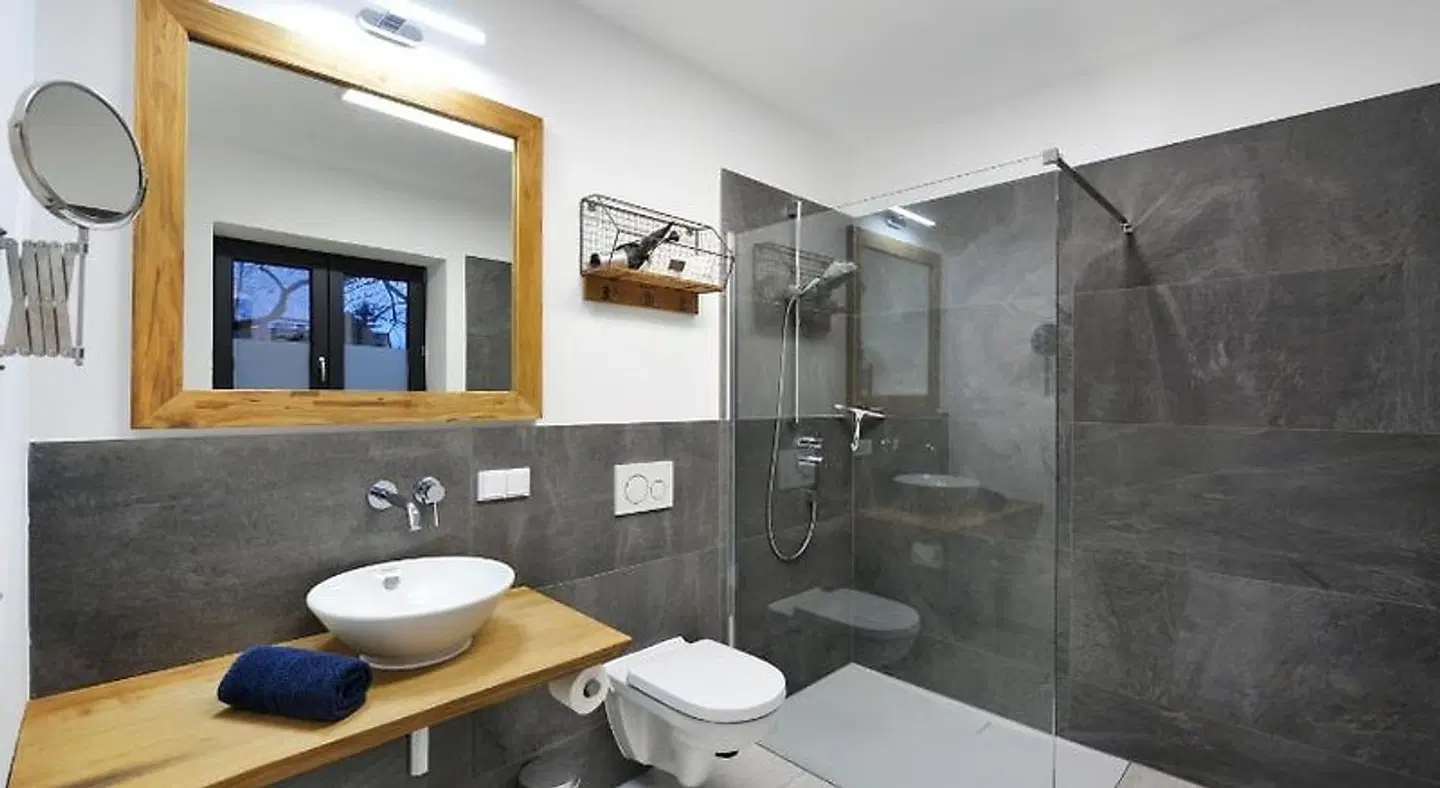 BluGarden Ferienapartments im Spreewald Badezimmer