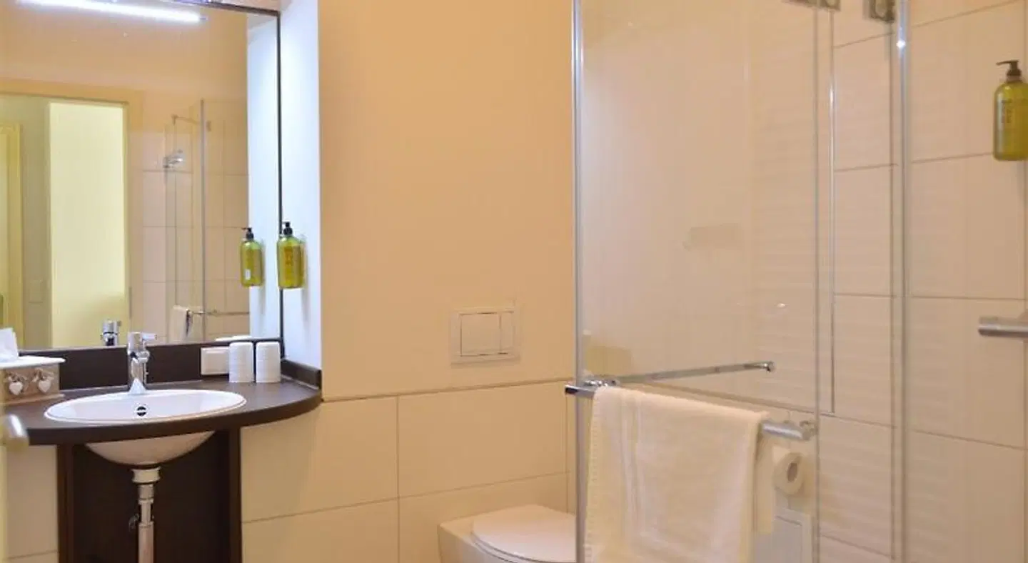 Albergo Toscana Badezimmer