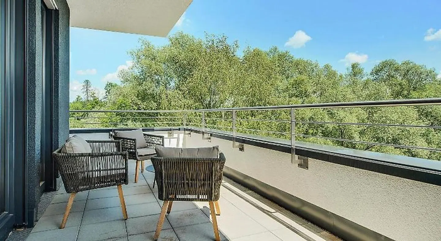 BRIGHT Apartments Rosenheim Aicherpark Terrasse