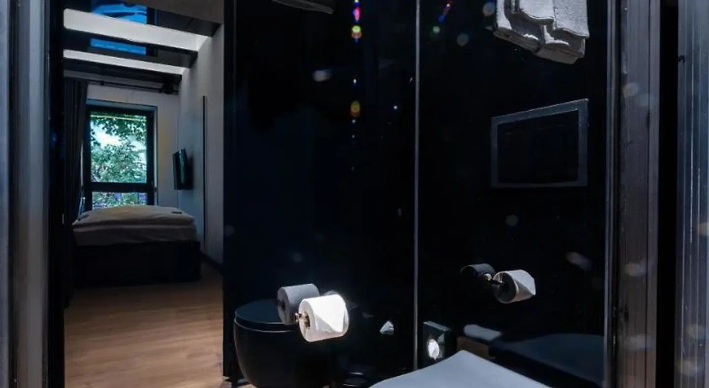 Hotel am Beatles-Platz Badezimmer