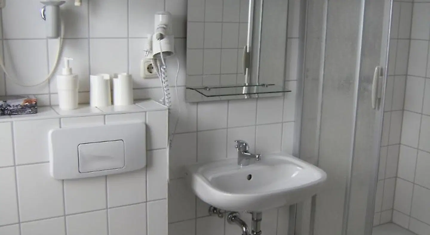 Hotel Ratscafe Ückeritz Badezimmer
