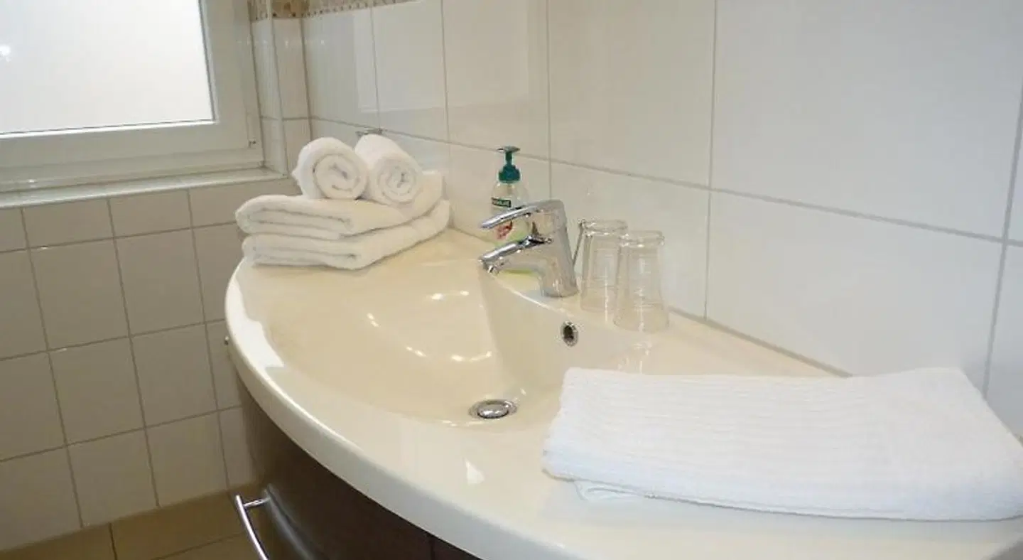 Cafe und Pension Blohm Badezimmer