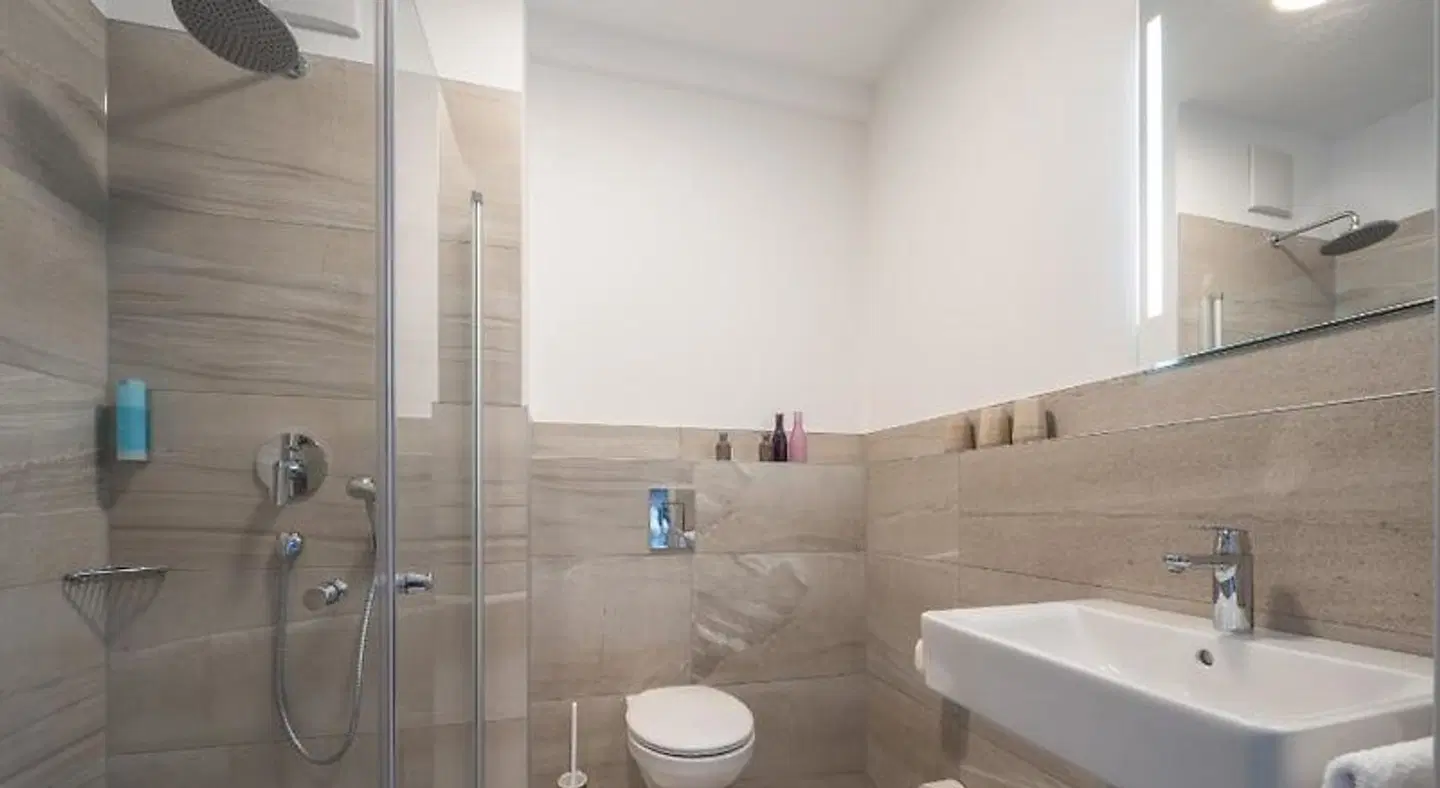 RS-HOTEL - smart luxury hotel & apartments, contactless and inspected Badezimmer