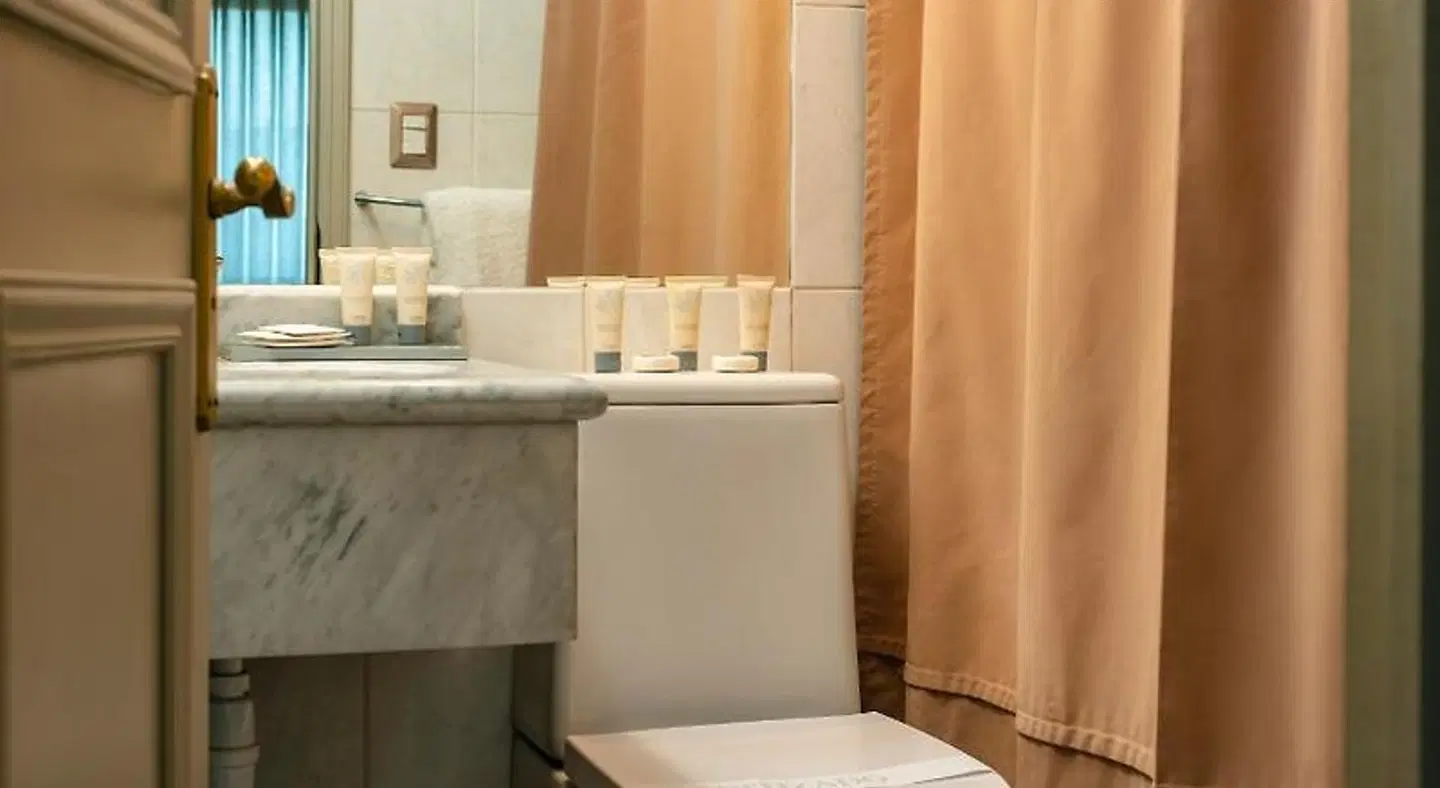 Hotel Los Españoles Plus Badezimmer