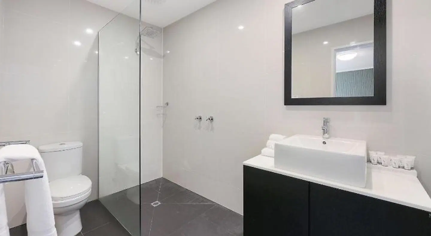 Mid City Motel Warrnambool Badezimmer