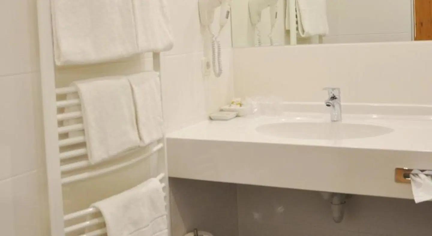 Garni Hotel Alber Badezimmer