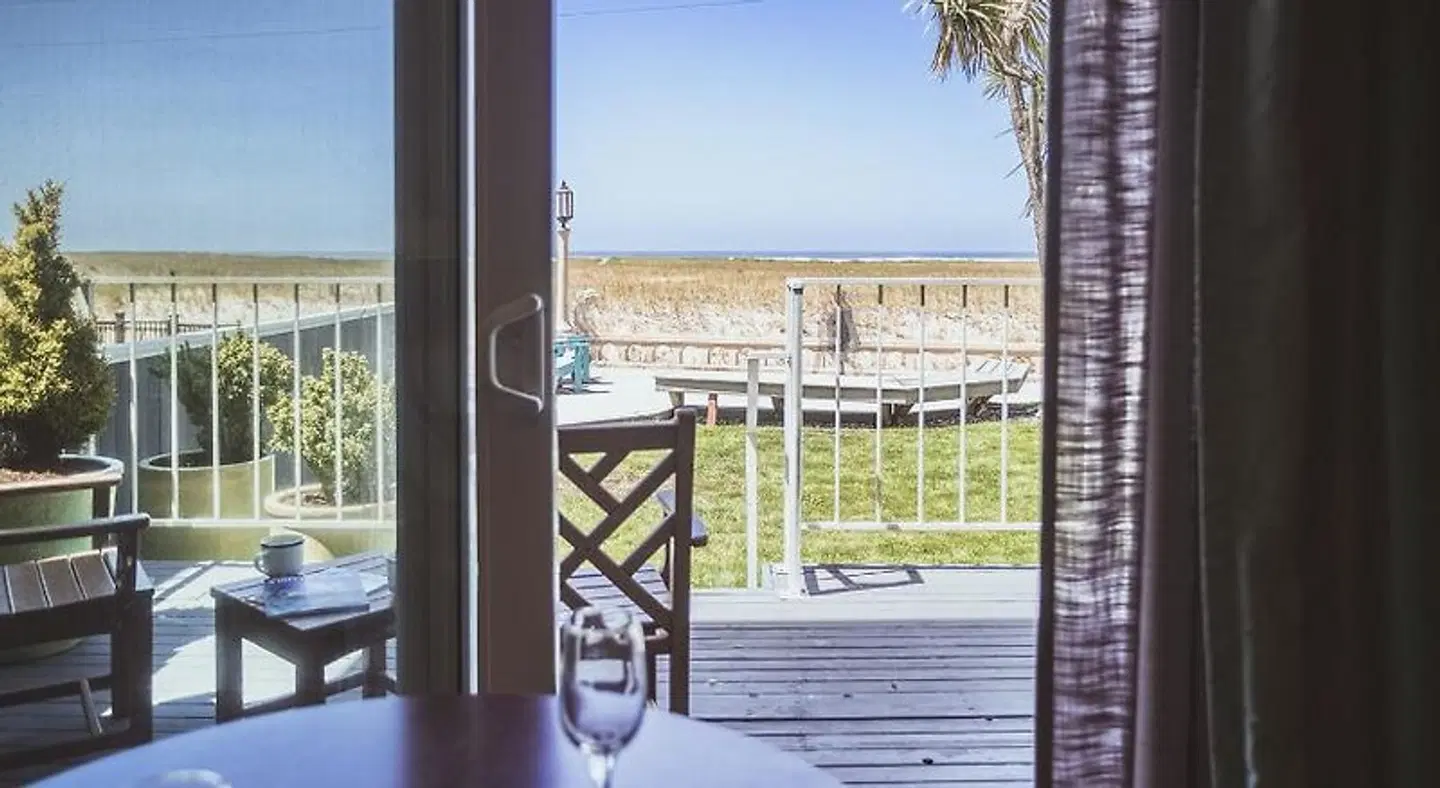 Inn of the Four Winds Seaside Oceanfront Terrasse