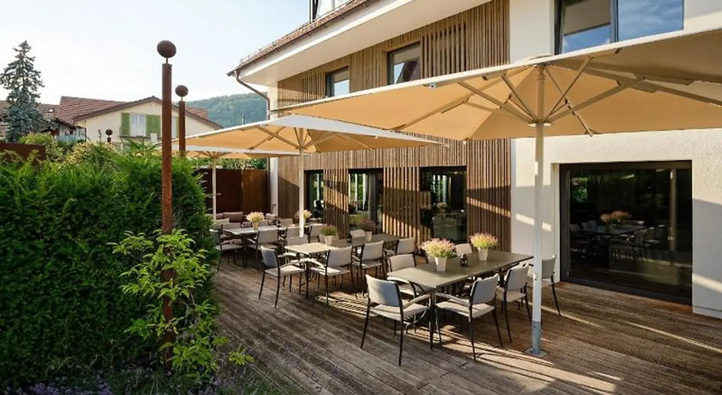 Landhotel Hirschen Swiss Quality Terrasse