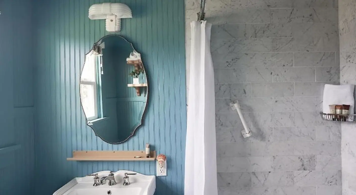 Gearhart Ocean Inn Badezimmer