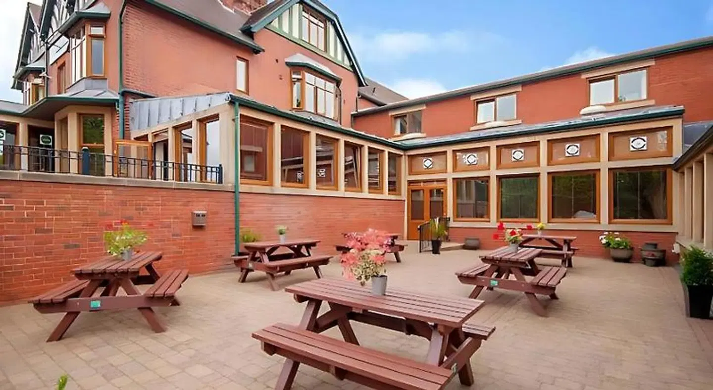 Staindrop Lodge Terrasse