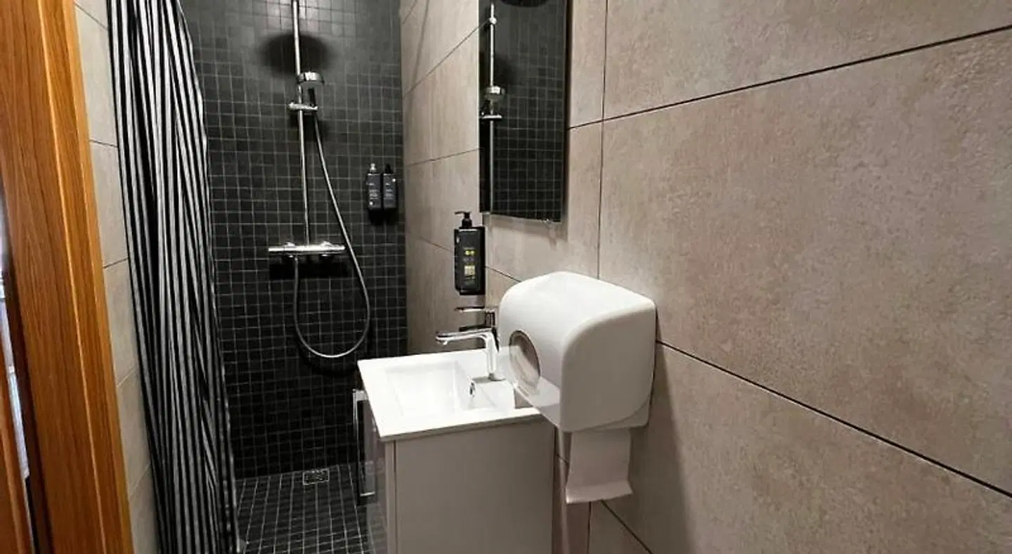 Hótel Skógafoss Badezimmer