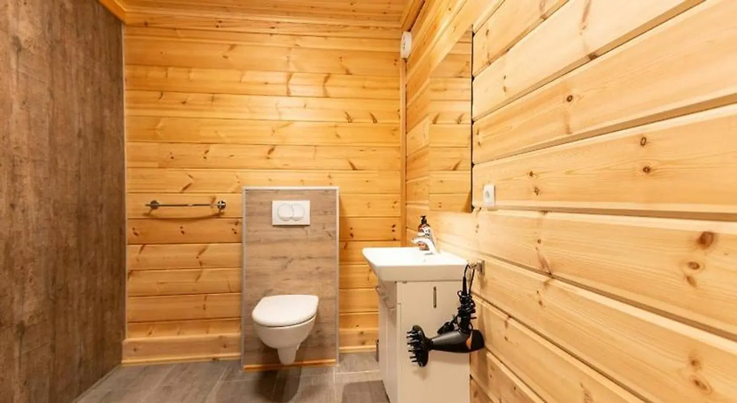 Gladheimar Cottages Badezimmer