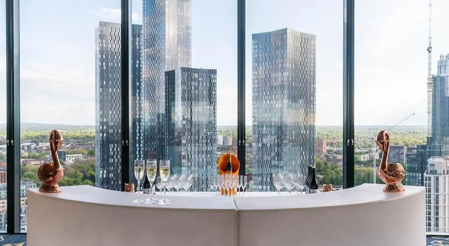 Hilton Manchester Deansgate Badezimmer