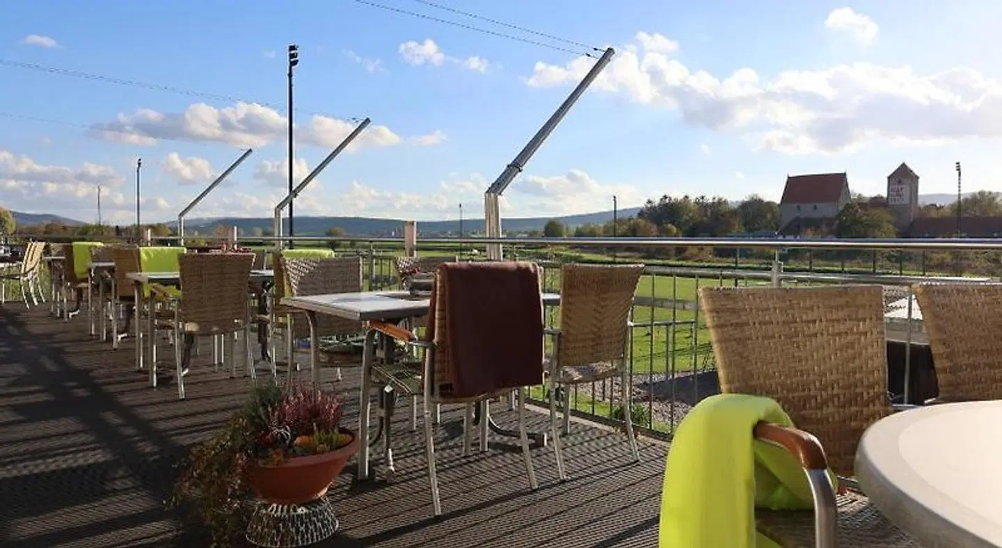 Landgasthof Zur scharfen Ecke Terrasse
