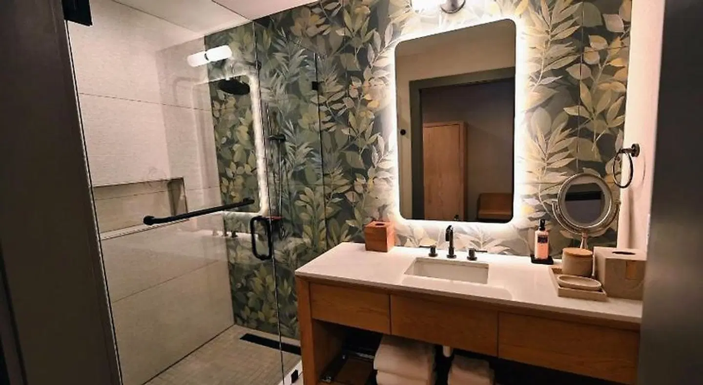 Hyatt House Portland Airport Badezimmer