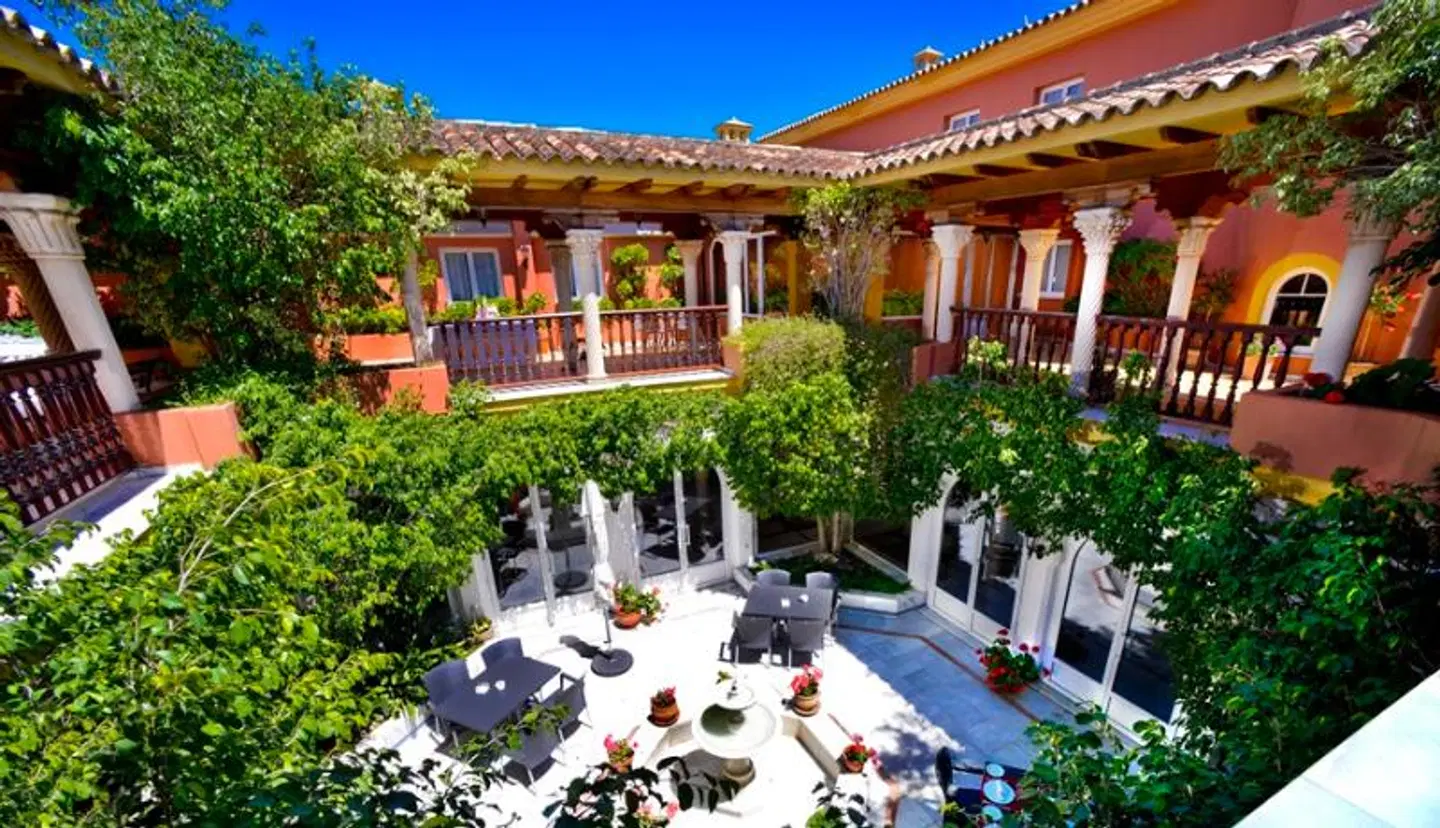 Hotel Alborán Algeciras Terrasse