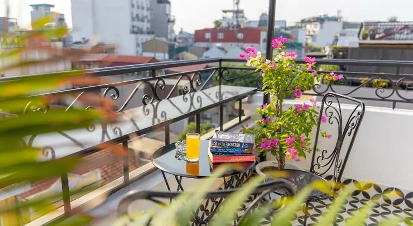 Hanoi Guest House Terrasse