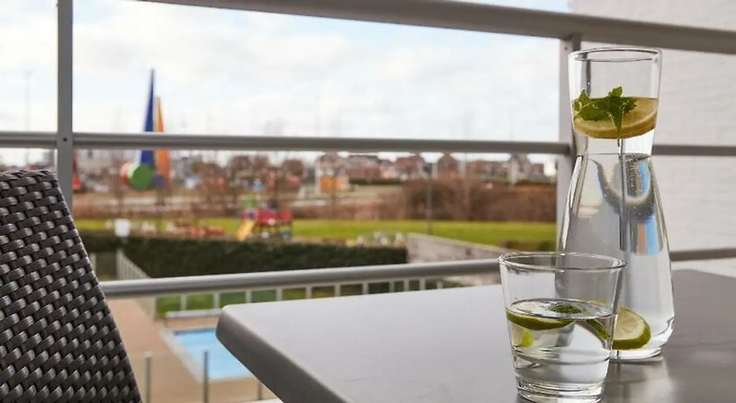 Holiday Suites Zeebrugge Terrasse
