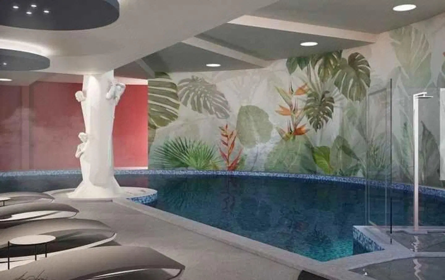 Hotel Terme Savoia Wellness Hallenbad