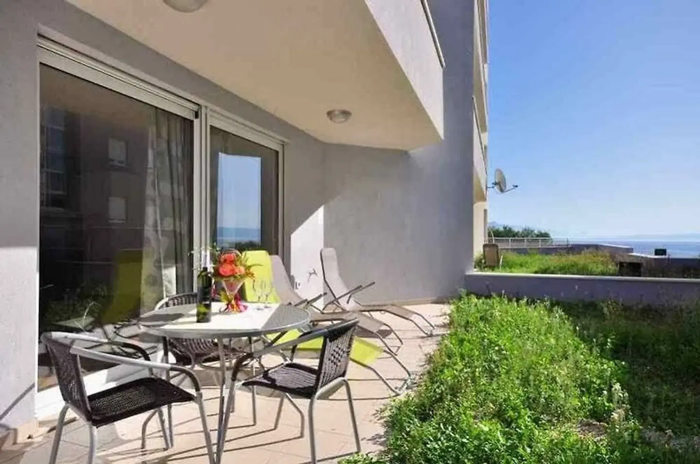 Adriatic Queen Apartments Terrasse