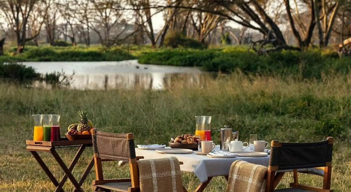 JW Marriott Mount Kenya Rhino Reserve Safari Camp Terrasse