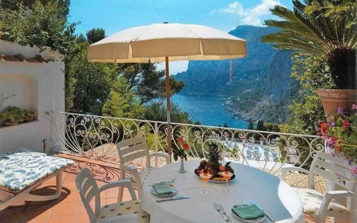 Villa Brunella Terrasse