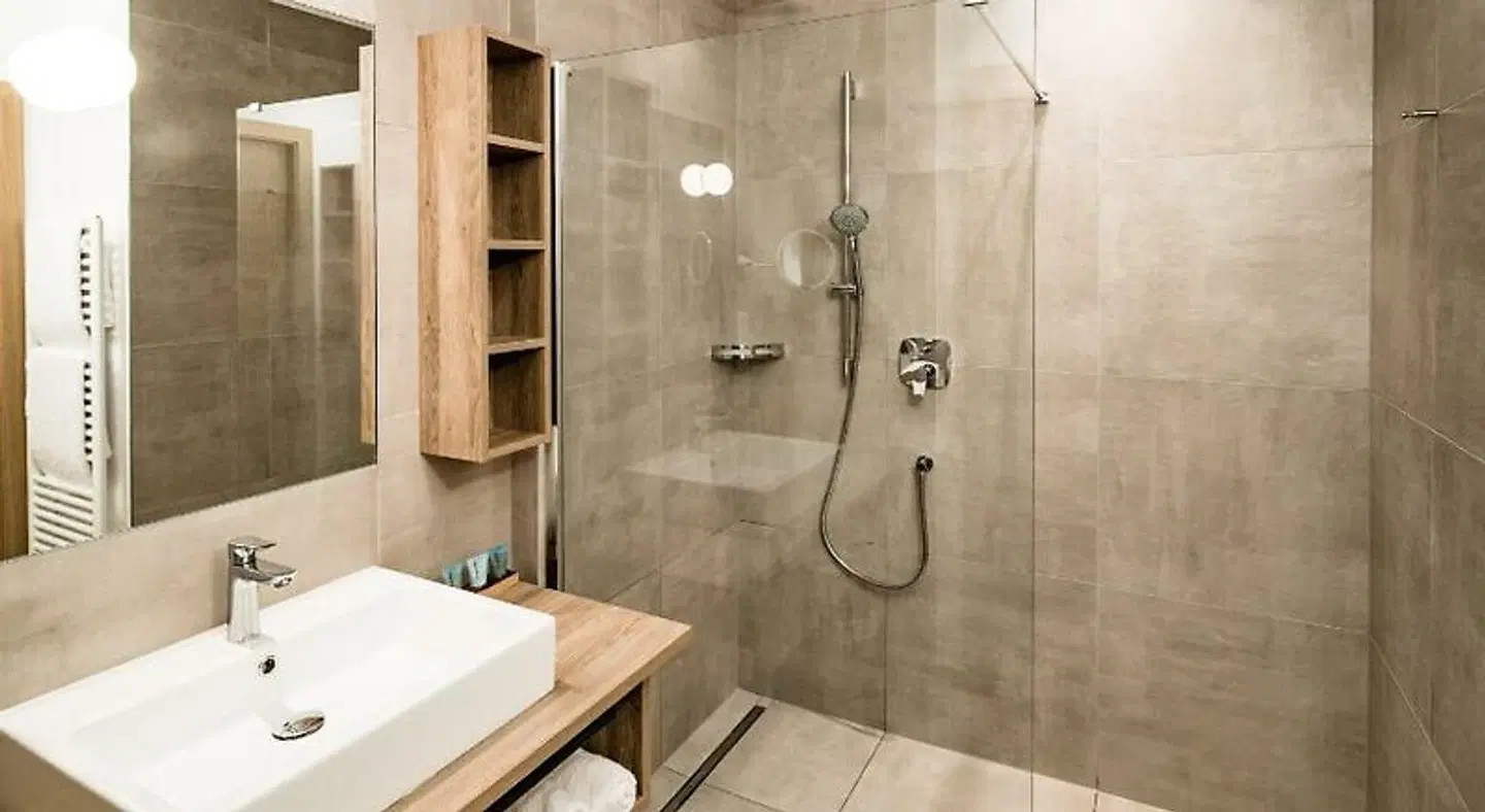Hotel Plattenhof Badezimmer