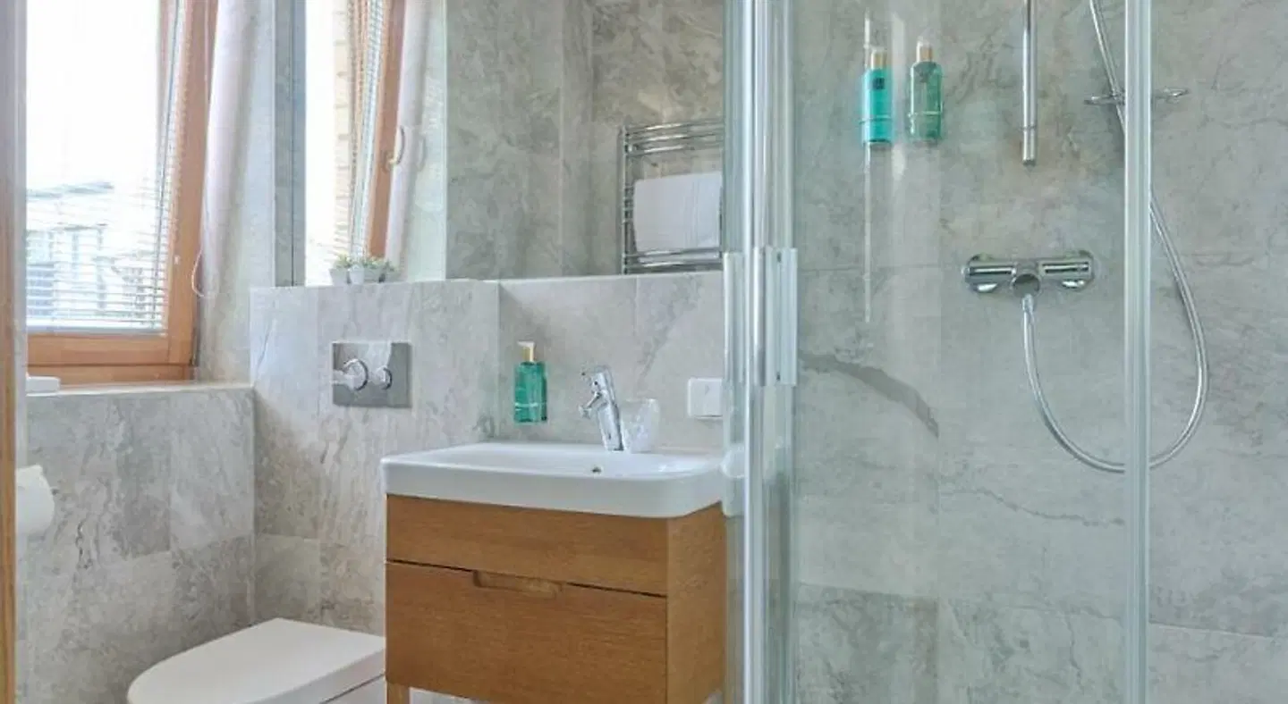 Palanga Visit Apartaments Badezimmer