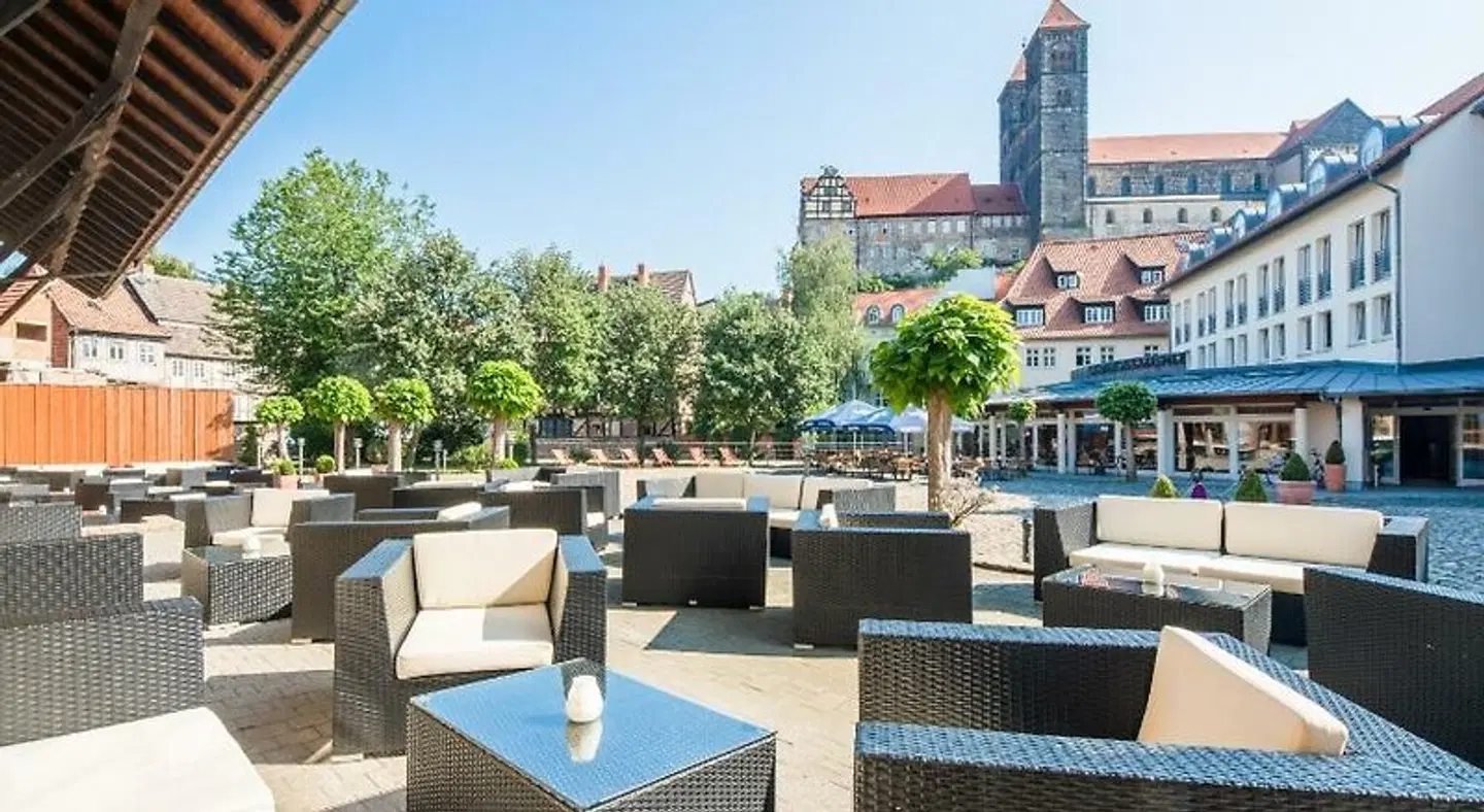 Best Western Hotel Schloßmühle Terrasse