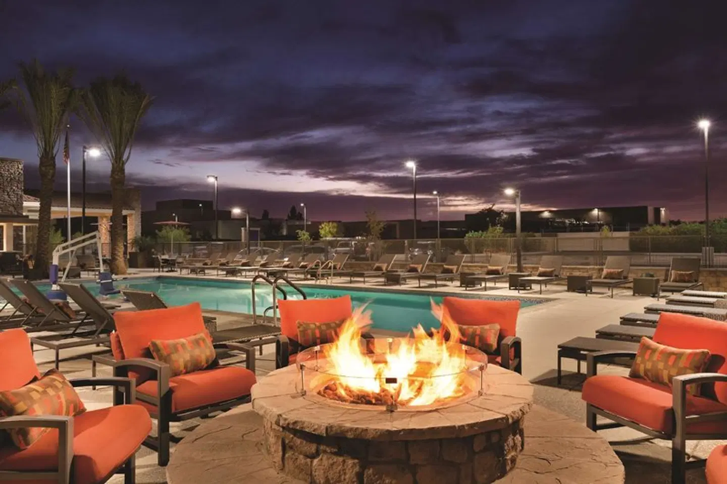 Hilton Garden Inn Phoenix Tempe, University Research Park Terrasse
