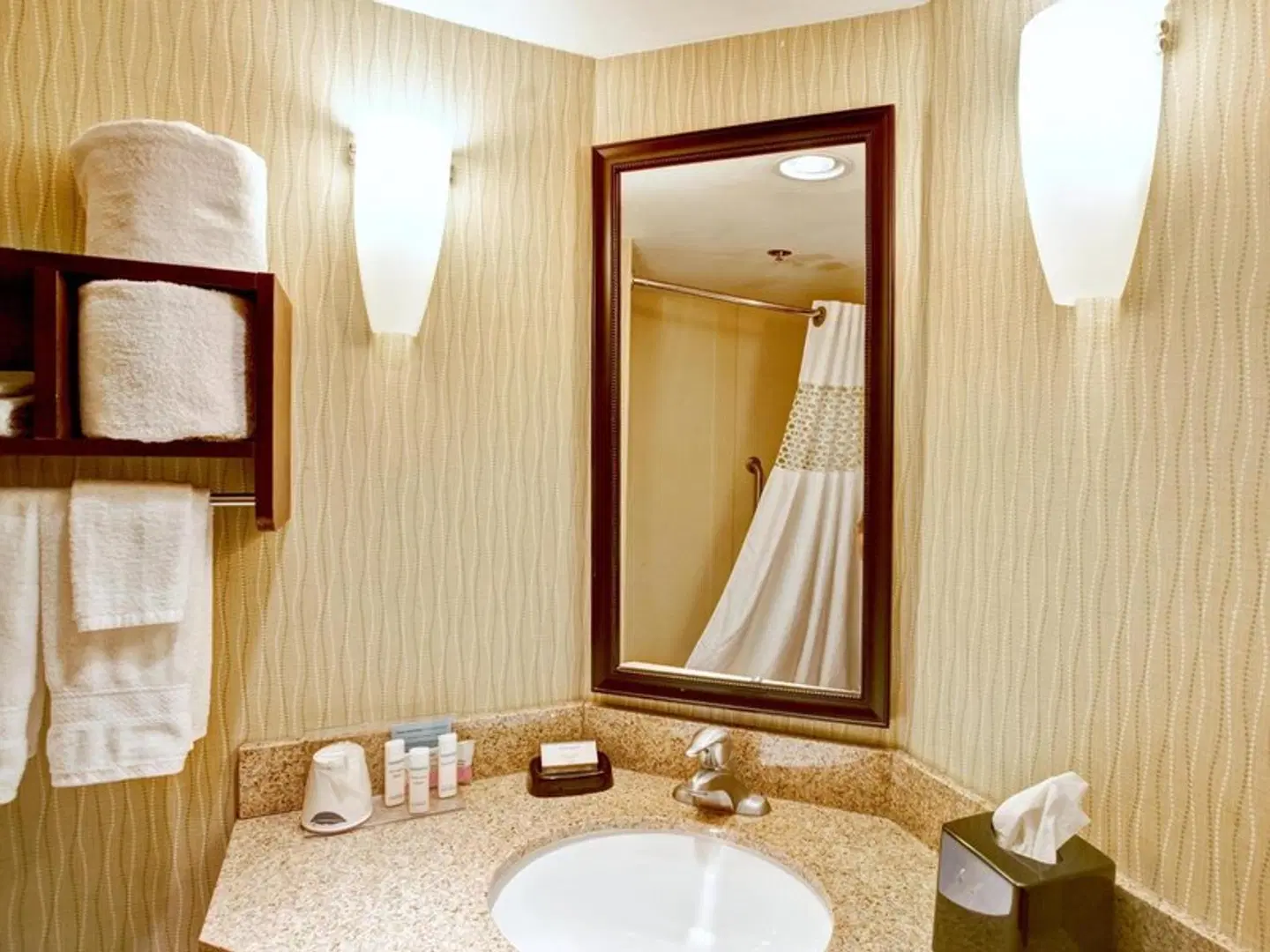 Hampton Inn College Station Badezimmer