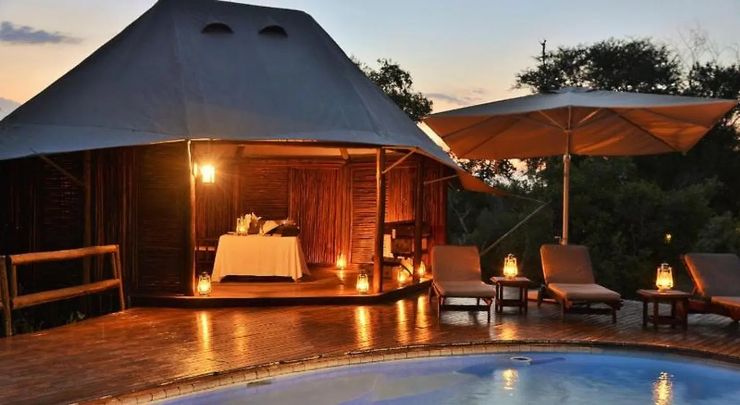 Hamiltons Tented Camp Terrasse