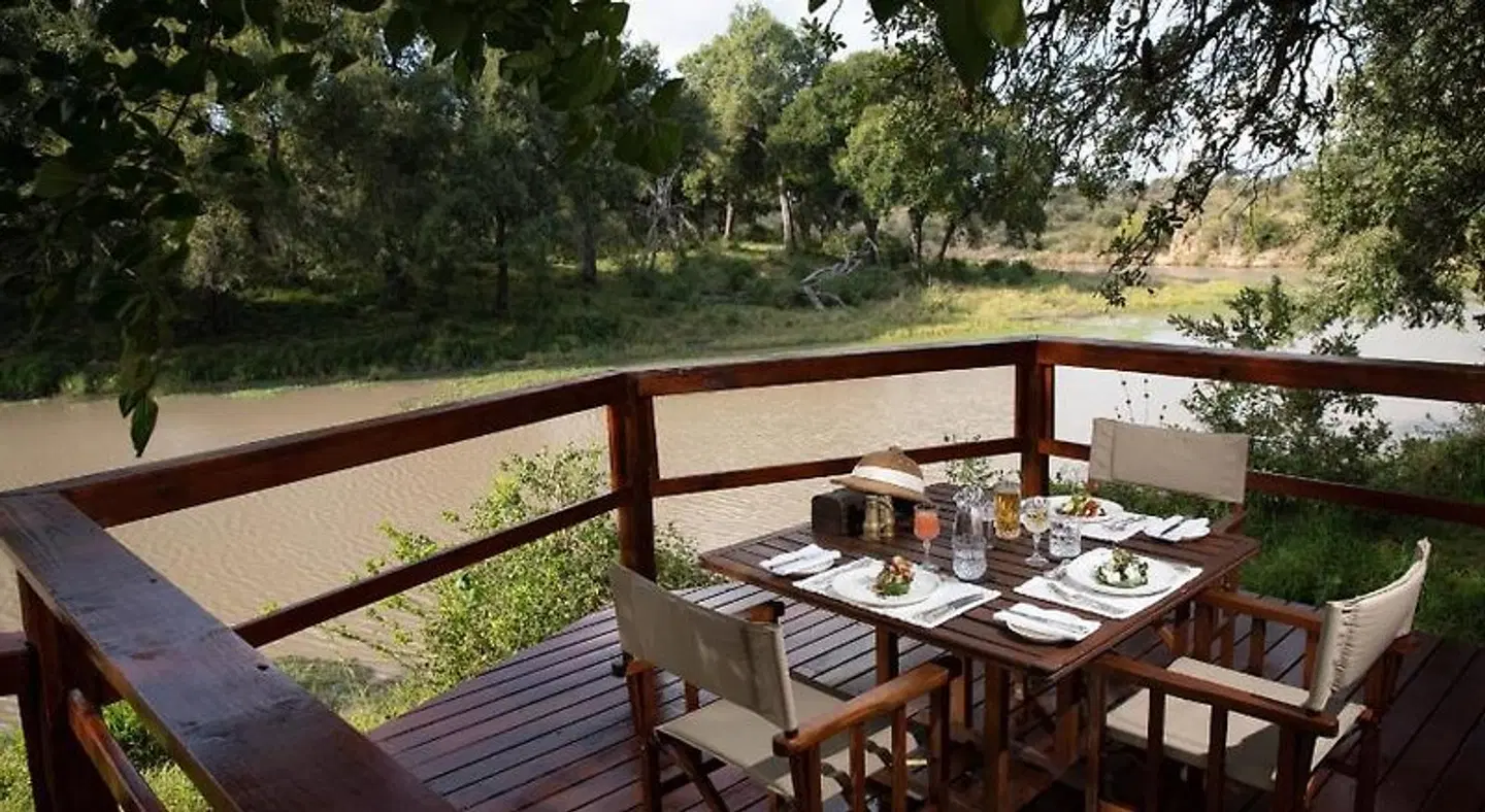 Hamiltons Tented Camp Terrasse