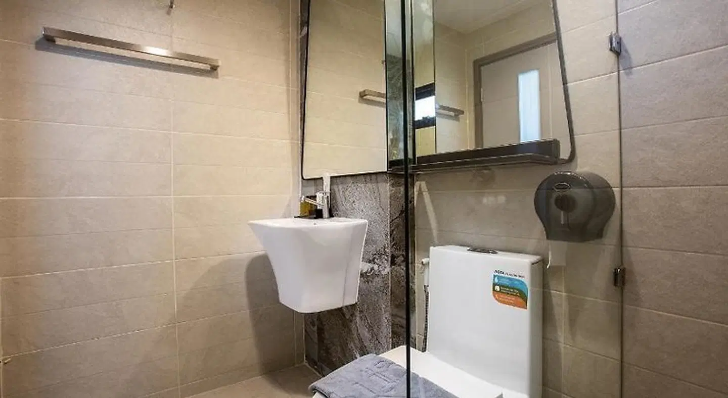 Spittze Hotel Pratunam Badezimmer