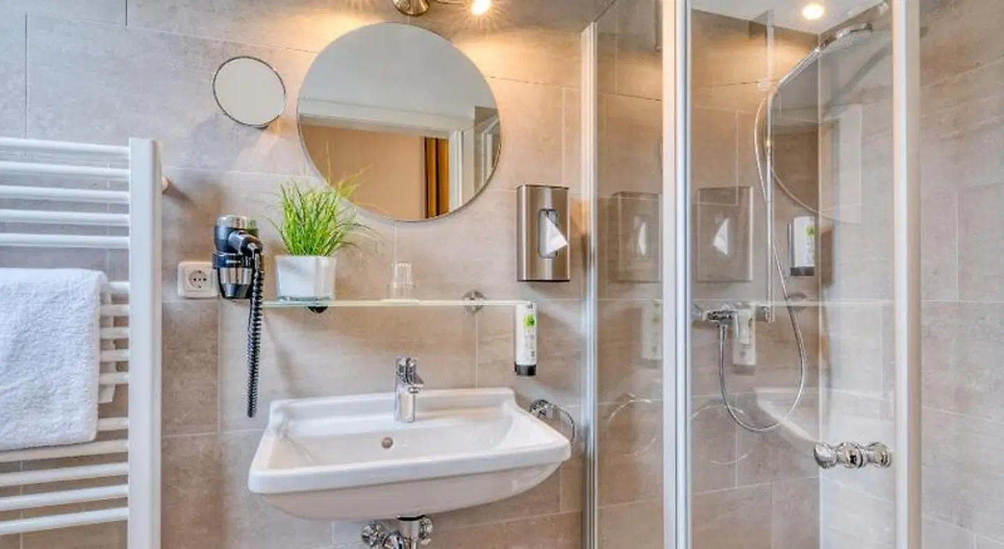 Hotel Strandschlösschen Badezimmer