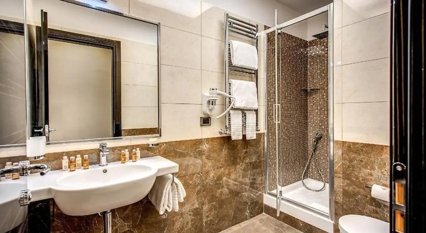 Relais de la Poste Badezimmer