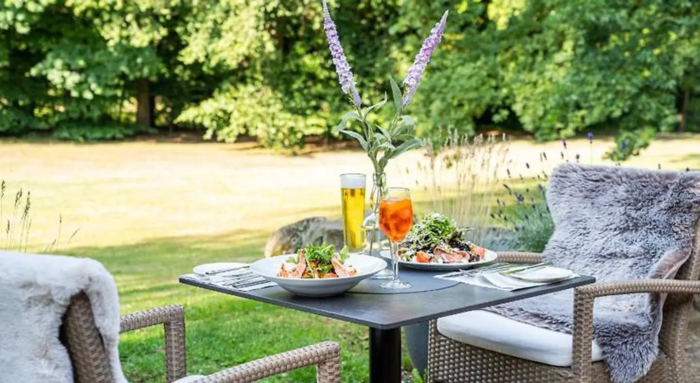 Flussbett Garten