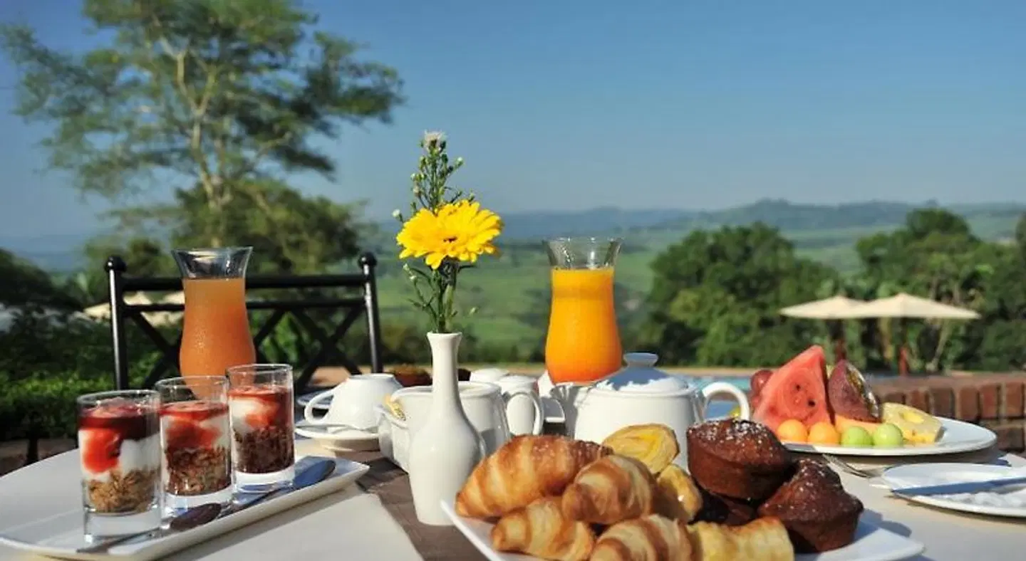 Hazyview Sun Hotel Terrasse