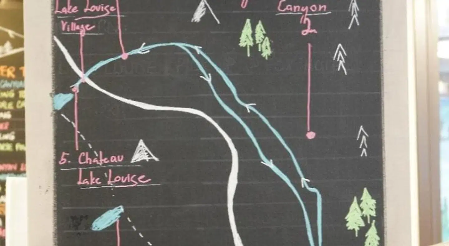 Banff International Hostel Landkarte