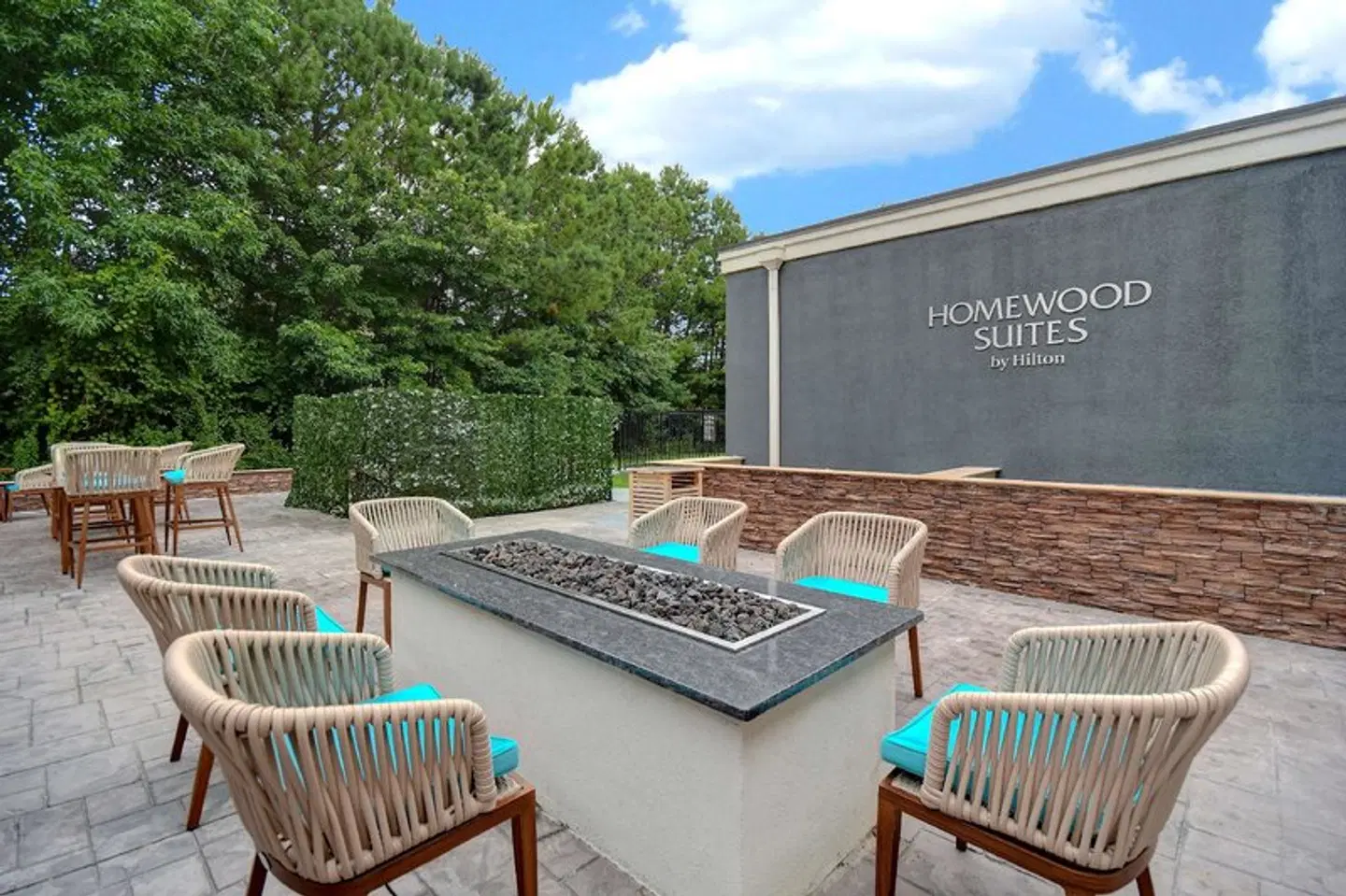 Homewood Suites by Hilton Yorktown Newport News Terrasse