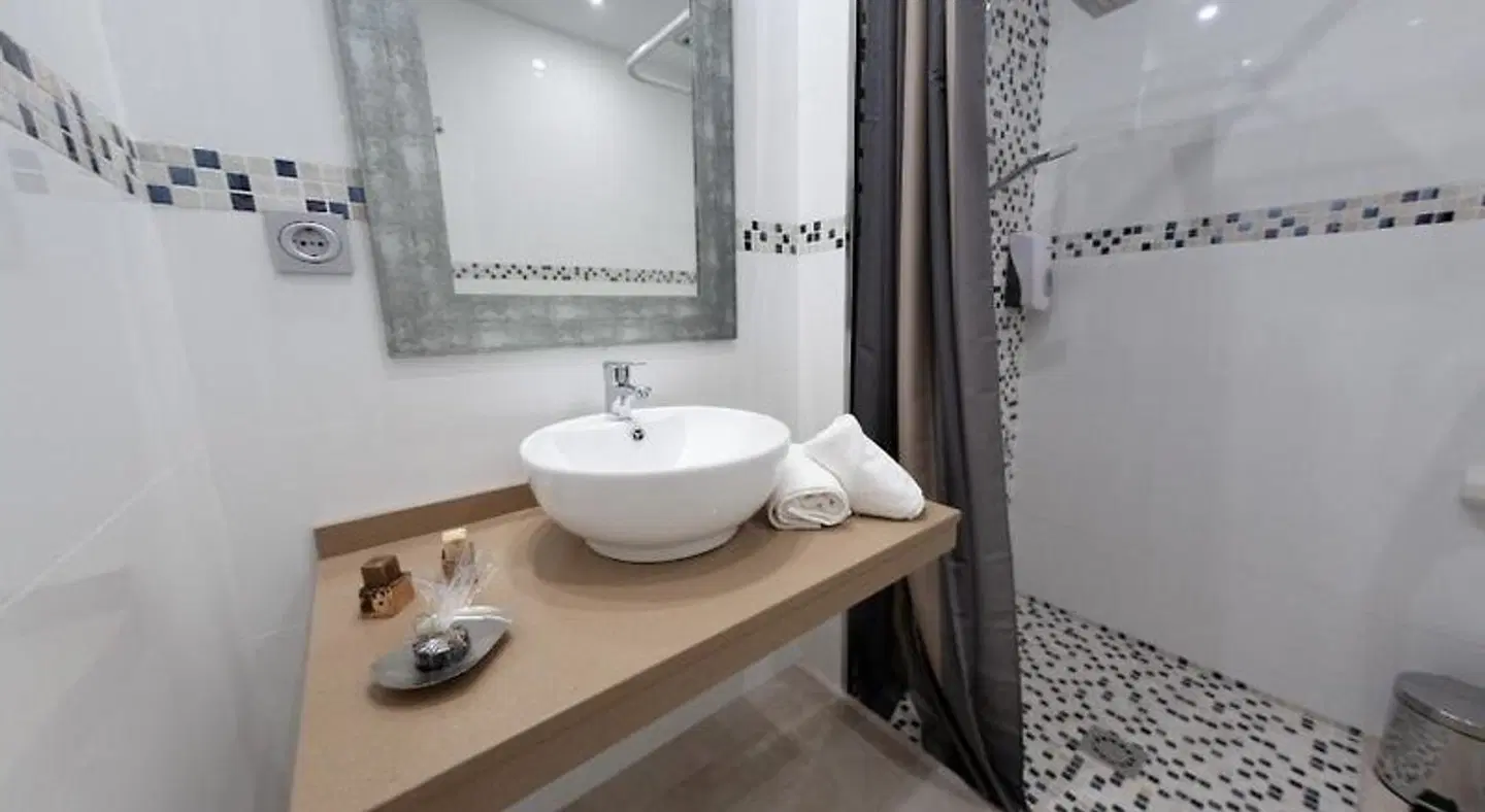 Hercules Boutique Hotel Badezimmer