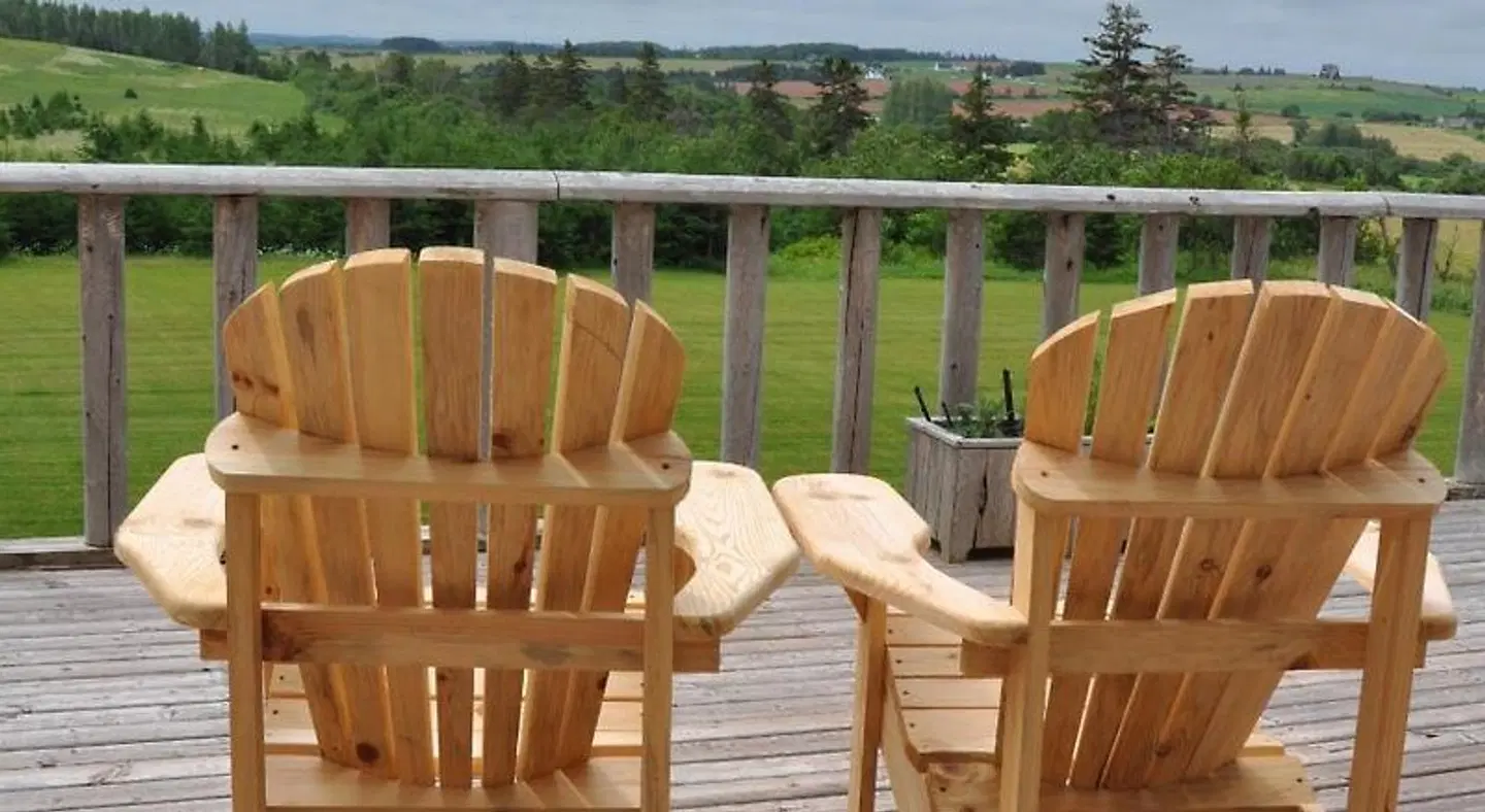 Powley's Wild Goose Lodge Terrasse