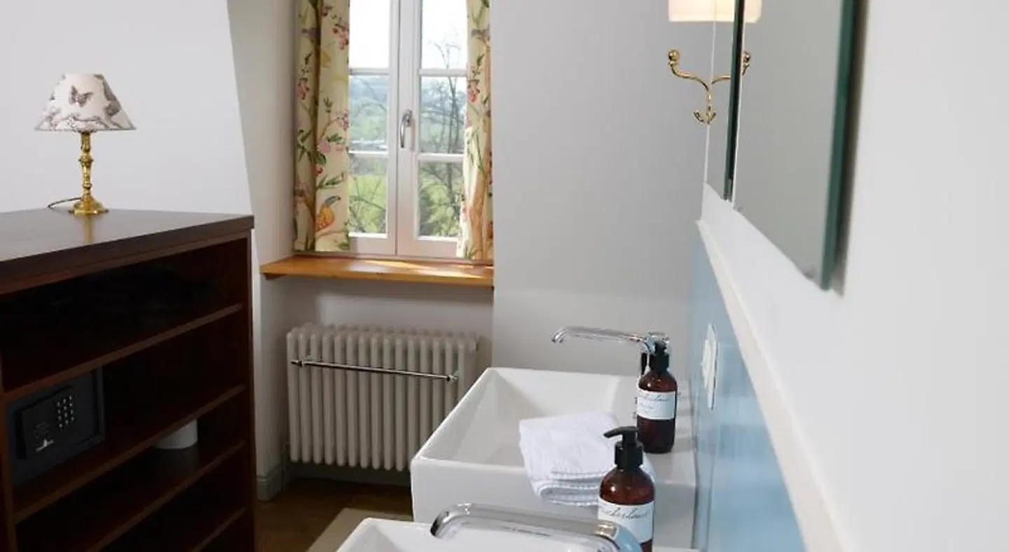Bed & Breakfast Fischerhaus Salem Badezimmer