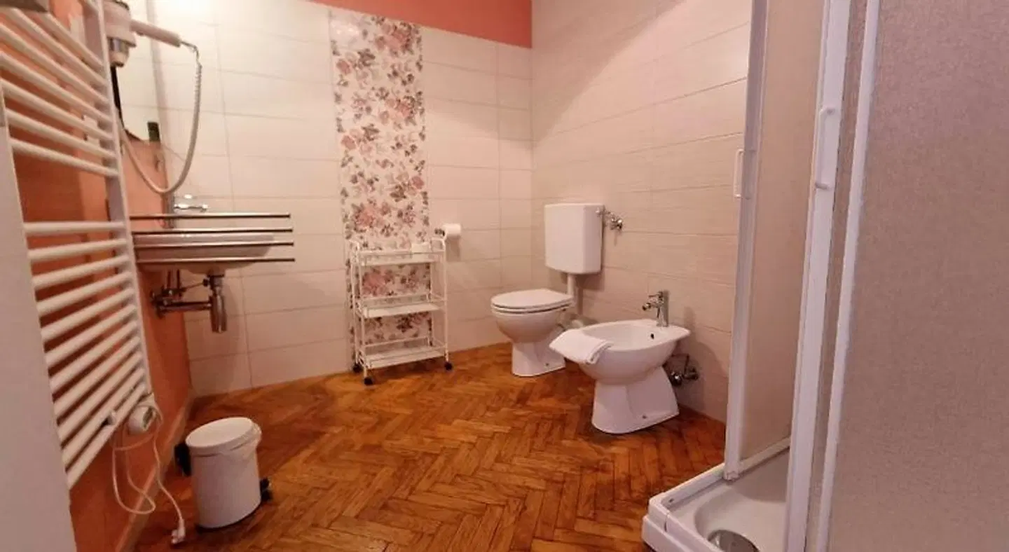 Locanda Al Volo Tor Bandena Badezimmer