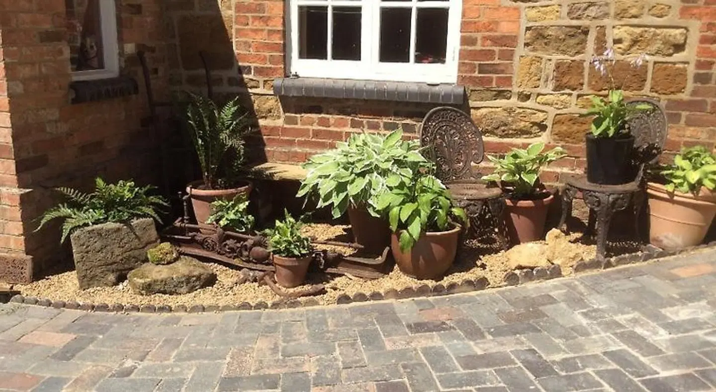 The Rear of the Plough Terrasse