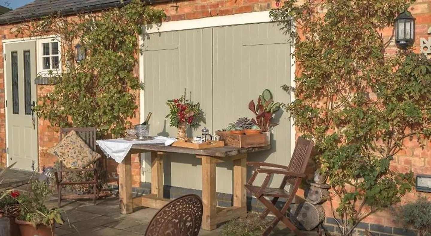 The Rear of the Plough Terrasse