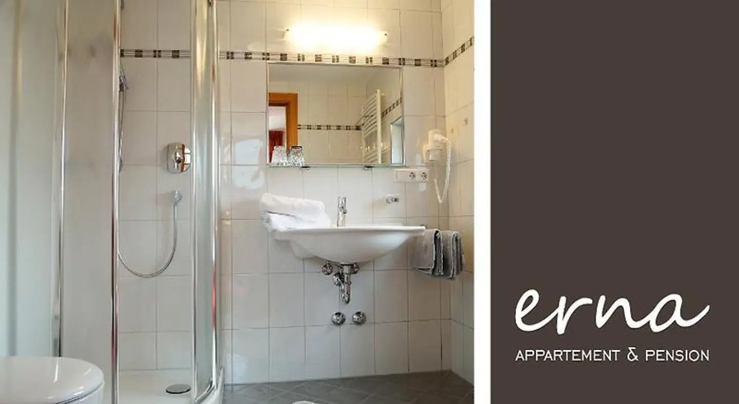 Pension Apartment Erna Badezimmer