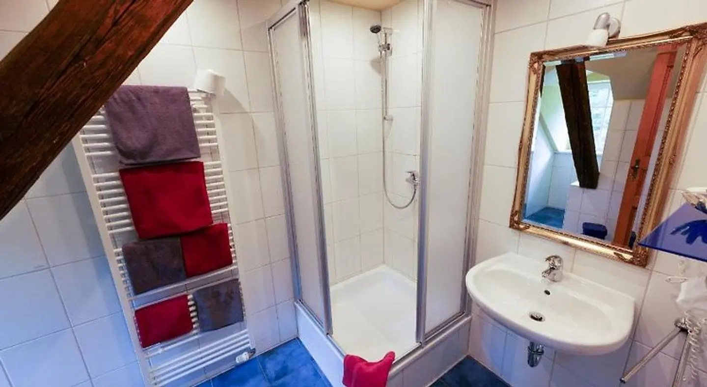 Hotel Alte Bürgermeisterei Badezimmer