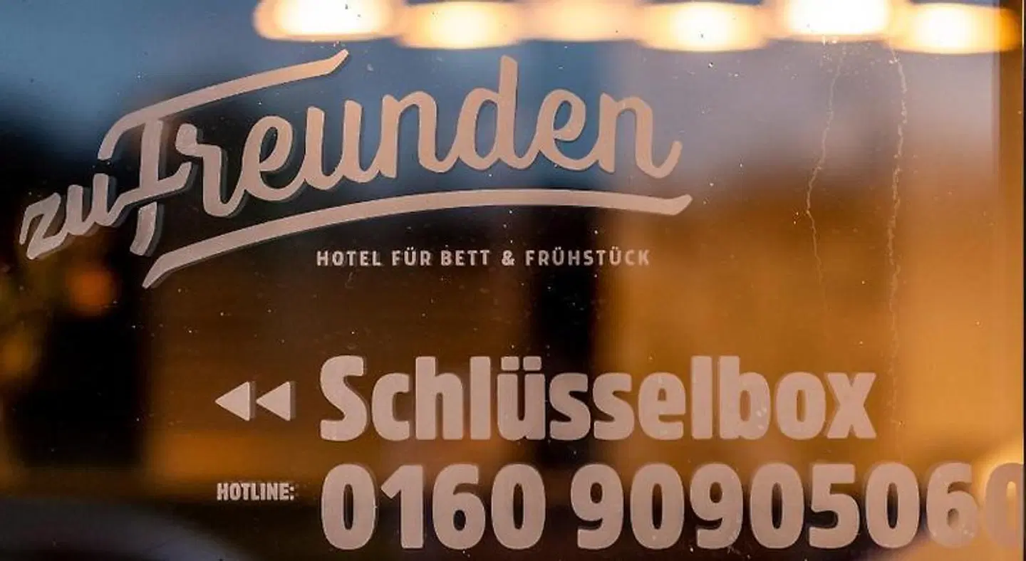 Hotel Zu Freunden Landkarte